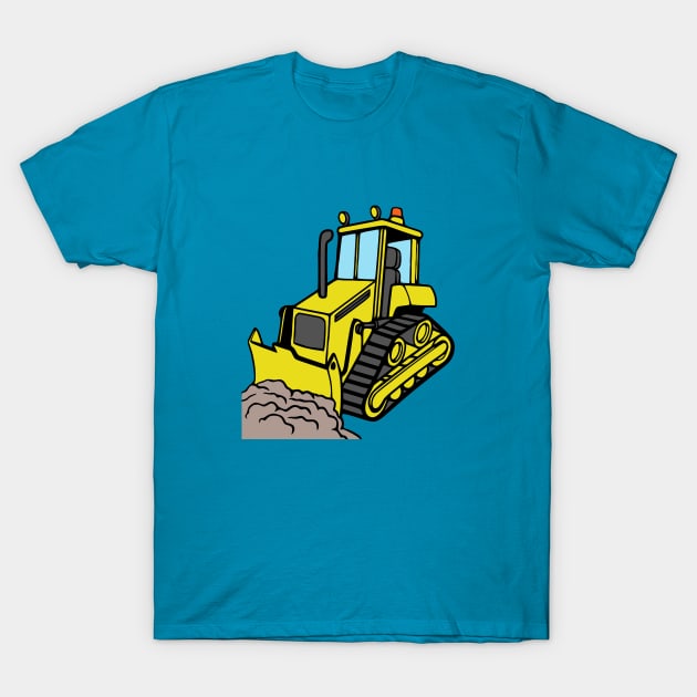 Bulldozer T-Shirt by KayBee Gift Shop